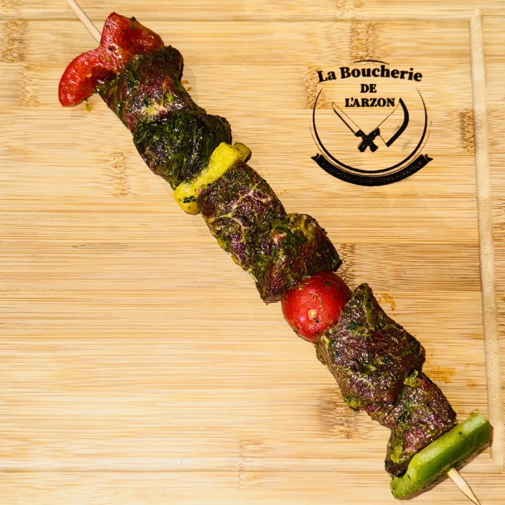 BROCHETTE DE BOEUF MARINER  - La Boucherie de l'Arzon