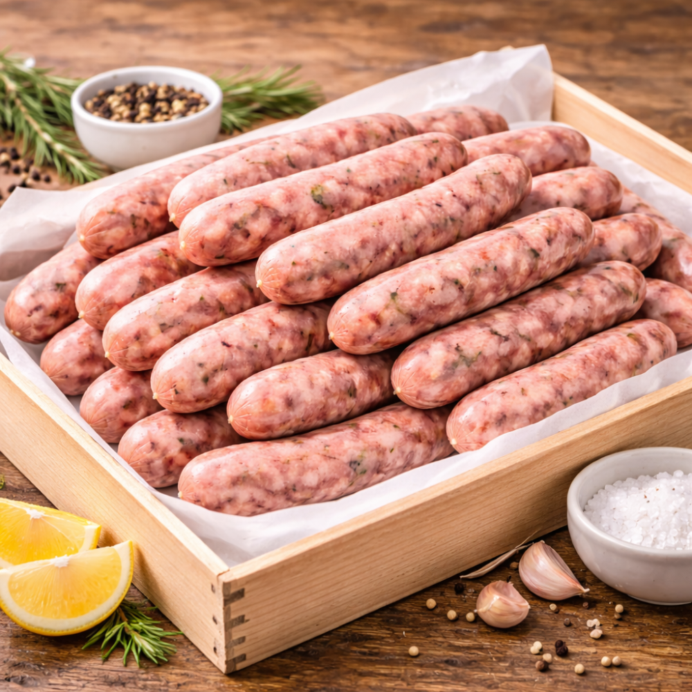 Saucisse Fraîche colis  5kg  - La Boucherie de l'Arzon