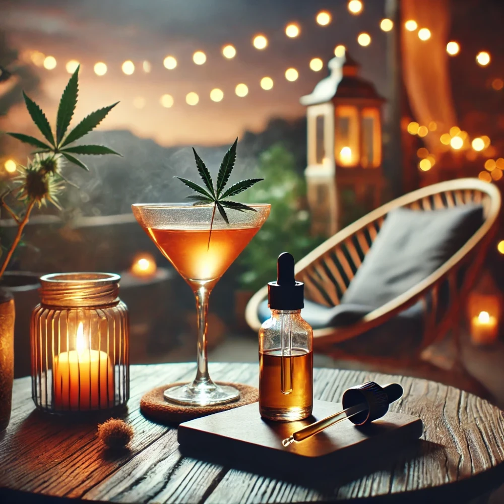 Peut-on consommer du CBD avec de l'alcool ?