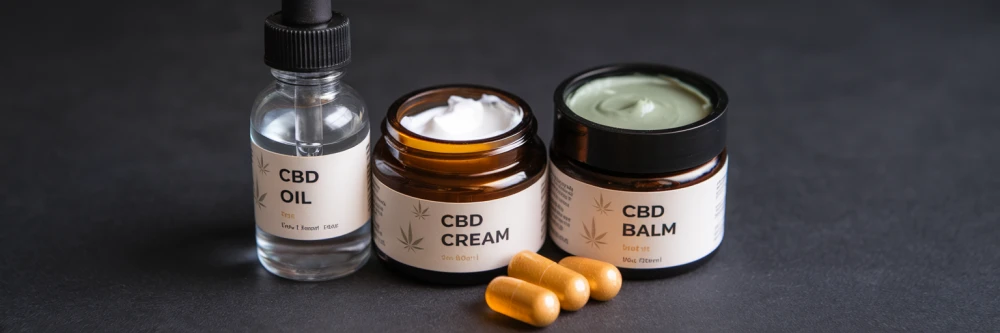 différents produits au cbd pour la douleur.