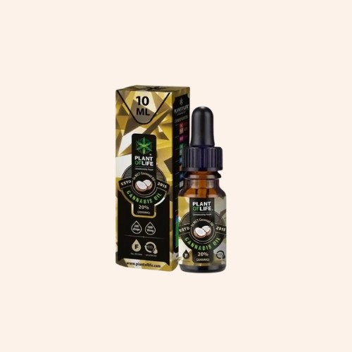 Huile de CBD bio 20% - Spectre complet - Plant of Life - Produit CBD sur Le Marché du CBD