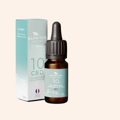 Huile CBD bio 10% - Spectre complet | Alpaisia - Produit CBD sur Le Marché du CBD