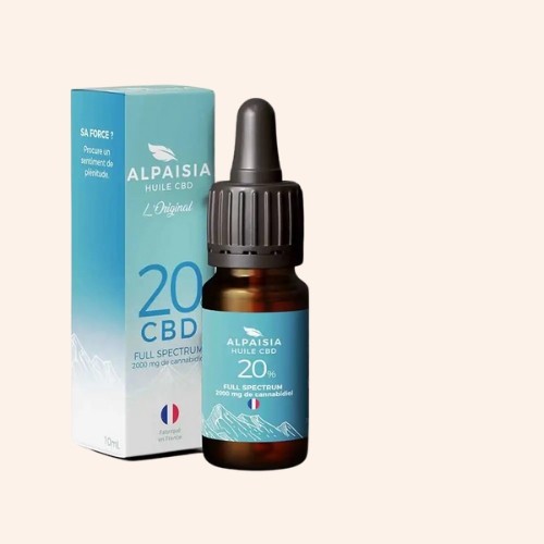 Huile CBD bio - Spectre complet | Alpaisia - Produit CBD sur Le Marché du CBD