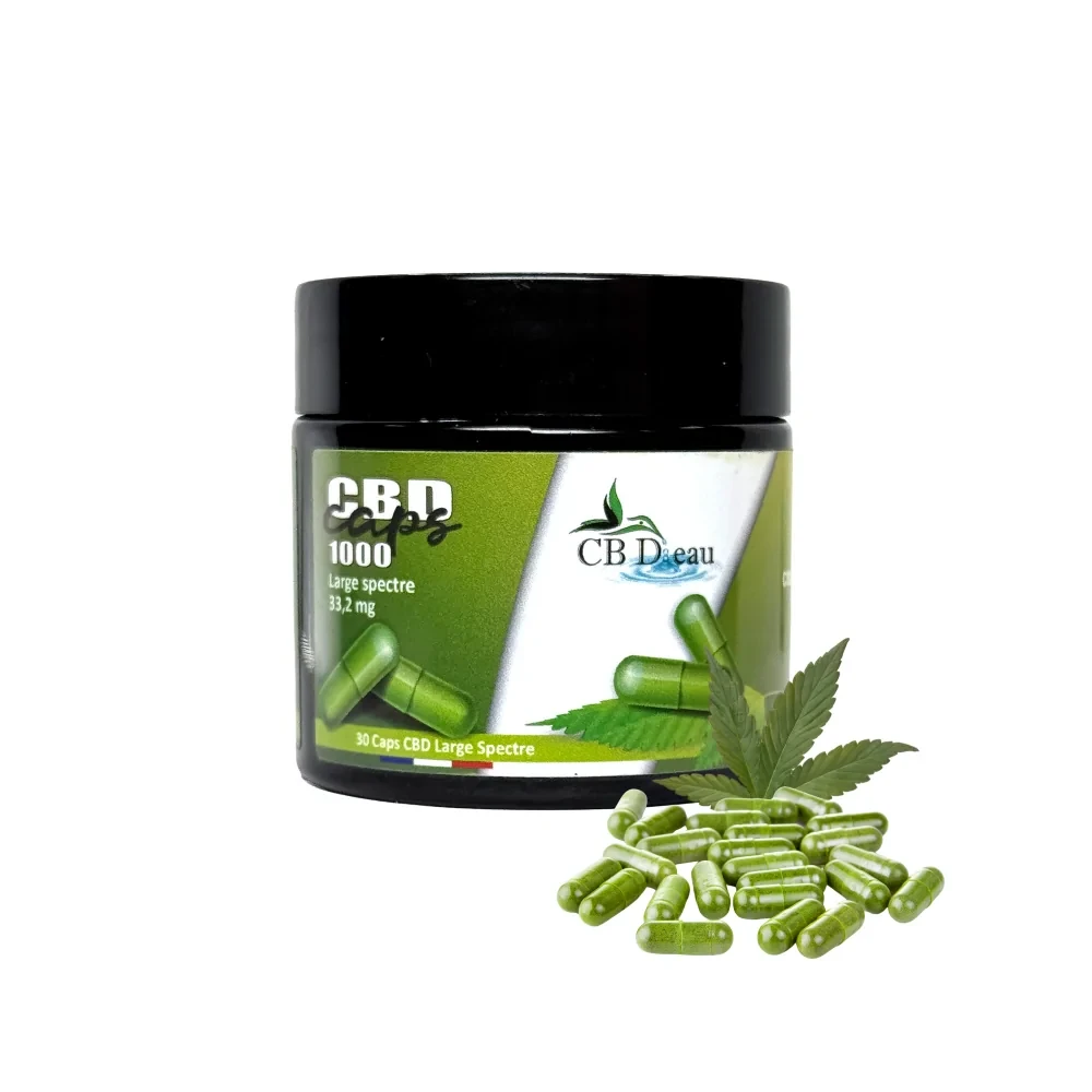 Gélules CBD - 33mg | CBD'eau - Le Marché du CBD