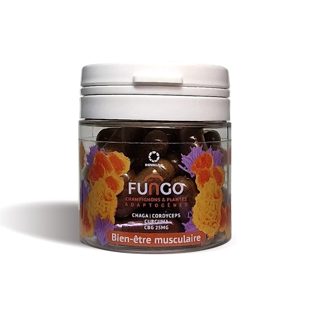 Gélule CBG & champignons - Muscles et articulations - Le Marché du CBD