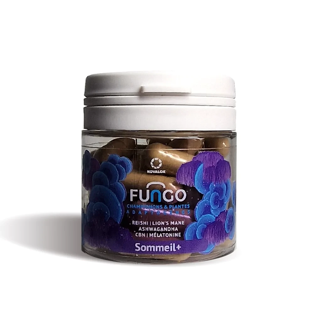 Gélules CBN et champignons | Sommeil+ - Le Marché du CBD